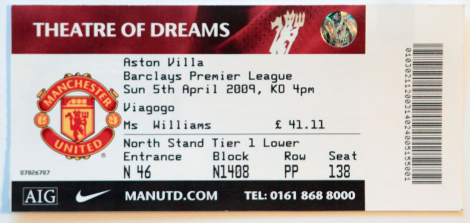 manchester united tickets